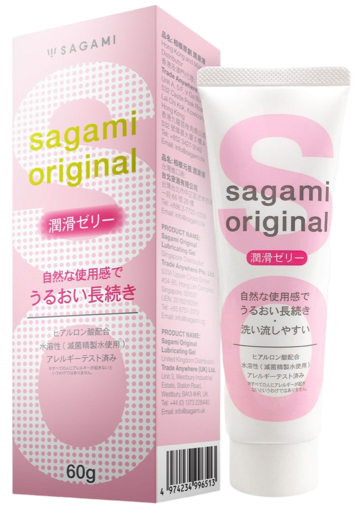 Sagami Original Гель-смазка на водной основе с гиалуроновой кислотой 60 г
