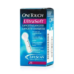 OneTouch Ultra Soft ланцеты стерильные 25 шт