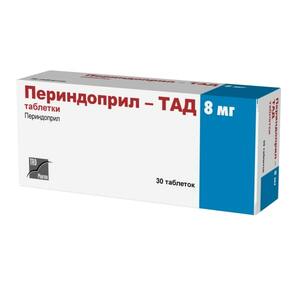 Периндоприл-ТАД Таблетки 8 мг 30 шт периндоприл тад таб 4мг 30
