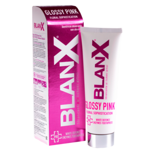 цена Blanx Pro Glossy pink Паста зубная глянцевый эффект 75 мл