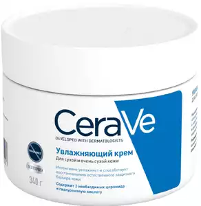 CeraVe увлажняющий Крем для лица и тела 340 г