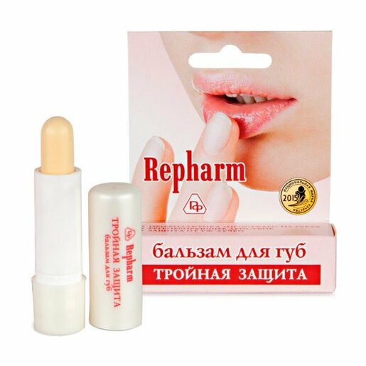 Repharm Бальзам для губ Тройная защита противовирусный 5 г