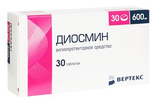 Диосмин Таблетки 600 мг 30 шт