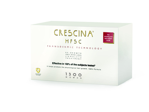 Crescina Transdermic HFSC 1300 20+20 комплекс Лосьонов для возобновления роста и против выпадения волос для женщин 40 шт crescina 500 комплекс для женщин против выпадения и для роста волос 20 20 ампул