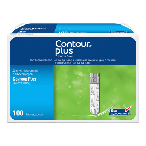 Contour Plus Тест-полоски 100 шт