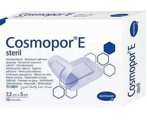 Hartmann Cosmopor E Повязка послеоперационная стерильная 7,2 х 5 см 10 шт 10 шт дышащая самоклеящаяся повязка для ран 6 х10 см