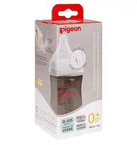 Pigeon Бутылочка для кормления стекло размер SS 0-1 мес 160 мл