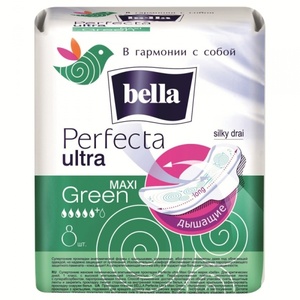 Bella Perfecta ultra green прокладки 8 шт прокладки bella green tea 10 шт