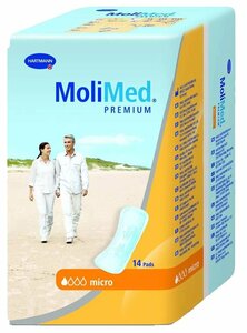 Hartmann Molimed Premium Micro Прокладки урологические для женщин 14 шт odor eaters устраняющие запах стельки усиленная подушка 1 пара