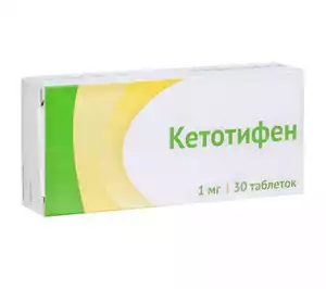Кетотифен Озон Таблетки 1 мг 30 шт