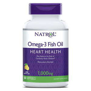 Natrol Омега-3 рыбий жир 1000 мг Капсулы 60 шт natrol рыбий жир омега 3 со вкусом лимона 1000 мг 60 капсул natrol омега 3