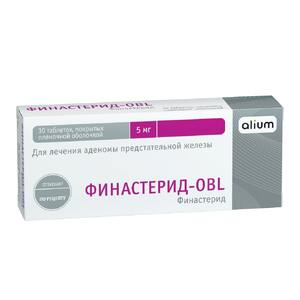 Финастерид-OBL Таблетки 5мг 30 шт финастерид obl таб п о плен 5мг n30