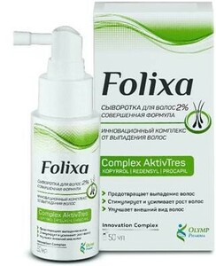 Folixa Сыворотка для волос 2 % 50 мл цена и фото
