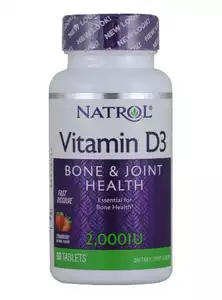 Natrol витамин D3 2000 ME Растворимые Таблетки 90 шт
