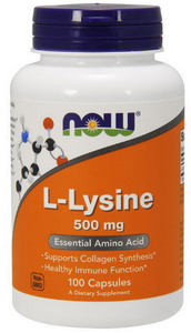 Now L-лизин Капсулы массой 840 мг 500 мг 100 шт l lysine powder l лизин порошок 454 грамм