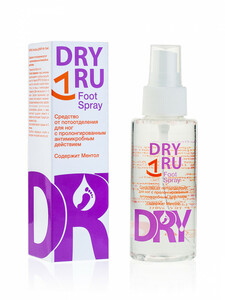 Dry RU Foot Спрей для ног 100 мл антиперспирант dry ru foot spray 100 мл