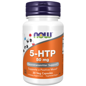 Now Foods L-5-Гидрокситриптофан Капсулы 50 мг 30 шт бад для для здорового сна doctorwell 5 htp 50 мг 45 шт