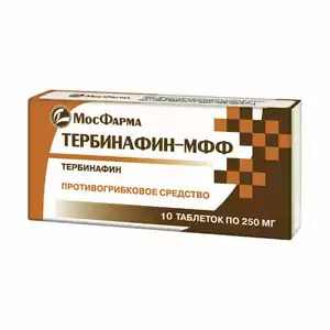 Тербинафин-МФФ Таблетки 250 мг 10 шт