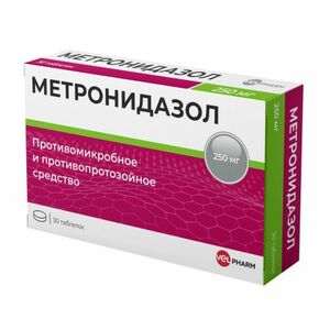 Метронидазол Таблетки 250 мг 30 шт метронидазол таблетки 250 мг 24 шт