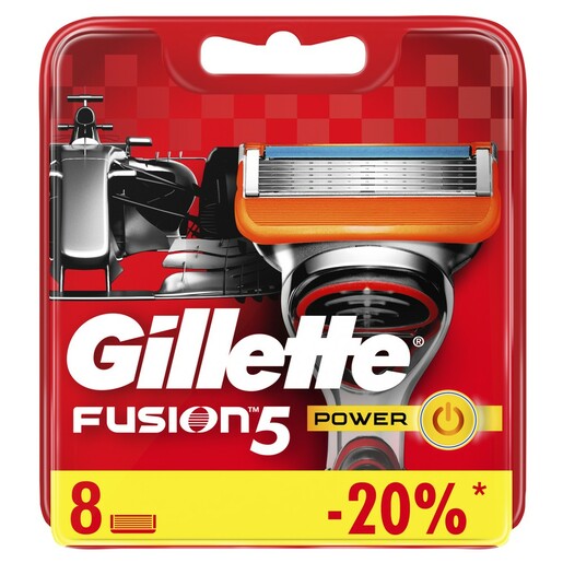 Gillette Fusion Power Кассеты сменные 8 шт