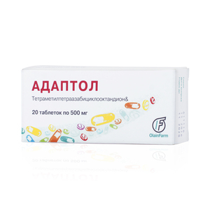 Адаптол Таблетки 500 мг 20 шт 24739