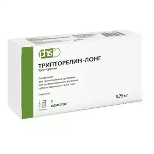 Трипторелин-лонг Лиофилизат для инъекций 3,75 мг 1 шт