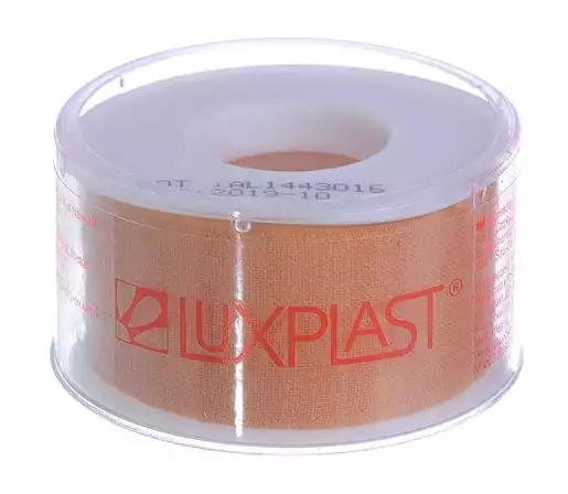 Luxplast пластырь фиксирующий тканевой 5 м x 2,5 см