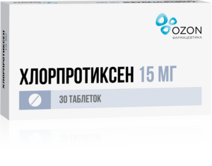 цена Хлорпротиксен-Озон Таблетки 15 мг 30 шт