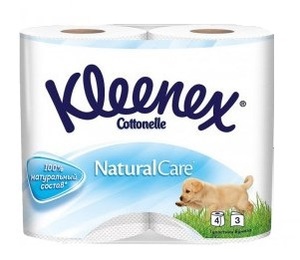 Kleenex Бумага туалетная белая 4 шт kleenex premium comfort бумага туалетная 4 шт