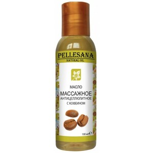 Pellesana Масло массажное антицеллюлитное с кофеином 100 мл масло массажное pellesana интимное с феромонами 100 мл