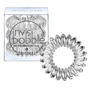 цена Invisibobble резинка-браслет для волос original crystal clear
