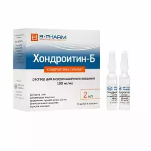 Хондроитин-Б Раствор для внутримышечного введения 100 мг/мл 2 мл 10 шт