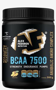 Alex Fedorov Nutrition BCAA 7500 Комплекс незаменимых аминокислот Порошок со вкусом ананаса 300 г