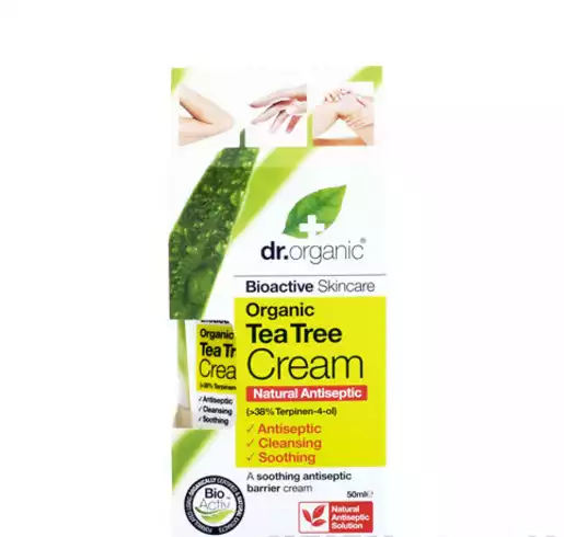 Dr. Organic крем для лица с экстрактом чайного дерева, 50 мл