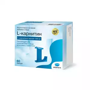 L-карнитин капсулы 560 мг 60 шт