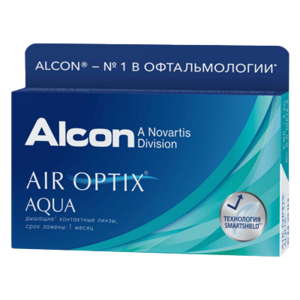 Air Optix Aqua Линзы контактные -1,25 8.6 6 шт