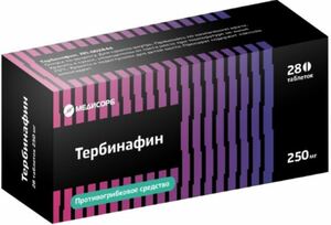 Тербинафин Таблетки 250 мг 28 шт