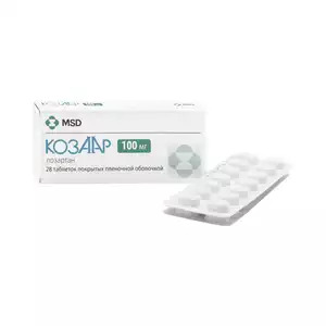 Козаар таблетки 100 мг 28 шт