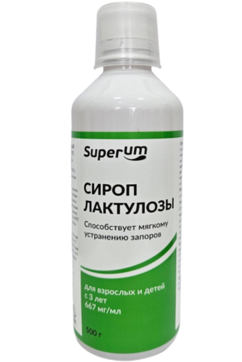 Superum Лактулоза 667 мг/мл Сироп 500 мл
