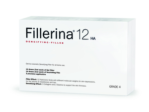 филлер для лица с укрепляющим эффектом fillerina treatment grade 4 60 мл Fillerina 12 HA Densifying-Filler - дермо-косметический филлер с укрепляющим эффектом уровень 4 30 мл + 30 мл