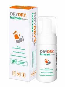 Drydry Intimate Foam пенка для интимного ухода 100 мл drydry пенка для интимной гигиены drydry intimate foam 100 мл