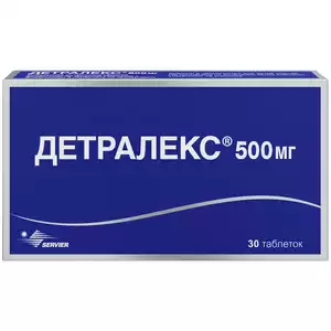 Детралекс Таблетки покрытые пленочной оболочкой 500 мг 30 шт