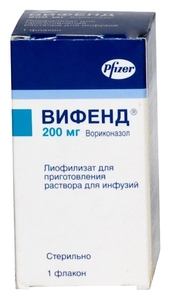 Вифенд Лиофилизат для приготовления раствора для инфузий 200 мг 1 шт