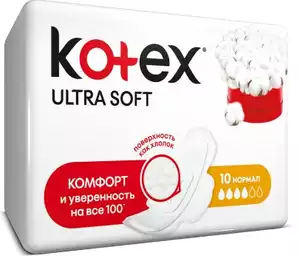 Kotex UltraDry & Soft Normal Прокладки 10 шт