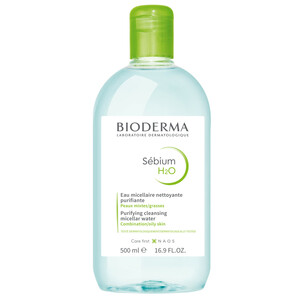 Bioderma Sebium Вода очищающая 500 мл мицеллярная вода sébium h2o solución micelar específica acné bioderma 250 мл