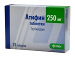 Атифин таблетки 250мг N28