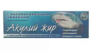Акулий жир Крем-снадобье конский каштан и ива для ног при варикозе 75 мл
