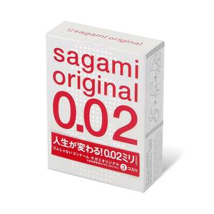 Sagami Original 0.02 полиуретановые Презервативы 3 шт sagami original 0 02 extra lub полиуретановые презервативы 12 шт