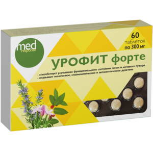 Medresponse Урофит форте Таблетки 60 шт урофит форте 60 таблеток по 300 мг