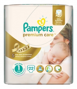 Pampers Premium Care Newborn Подгузники 2-5 кг 22 шт
